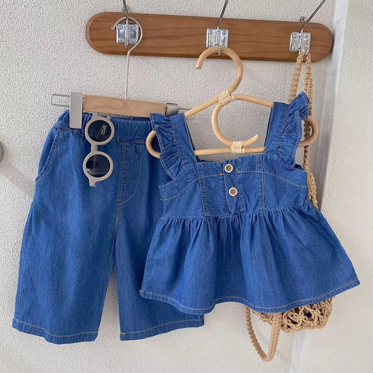 She's a whole mood in Full Denim