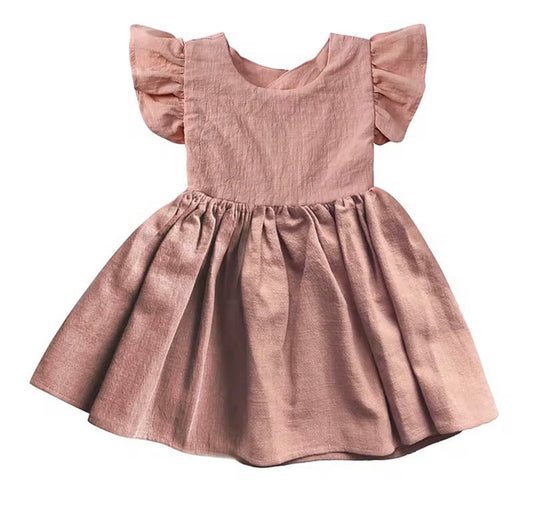 naturally beautiful just like her in our timeless linen dress